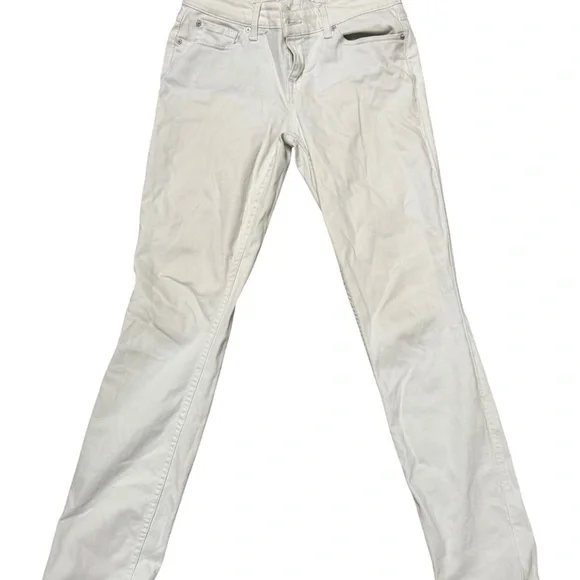 Anthropologie Level 99 White Skinny Jeans - Picture 4 of 9